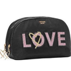 Victoria's Secret Large Runway Patch Glam Bag